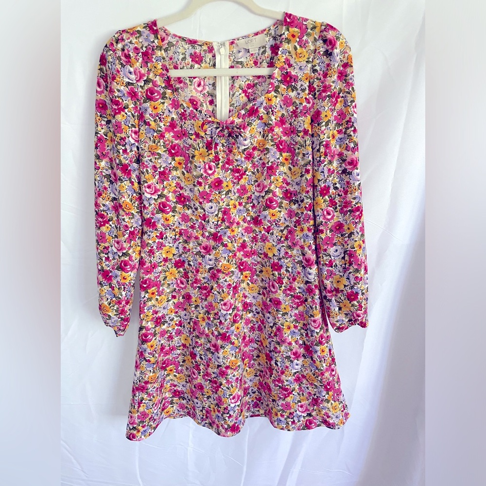 Loft long sleeve dress